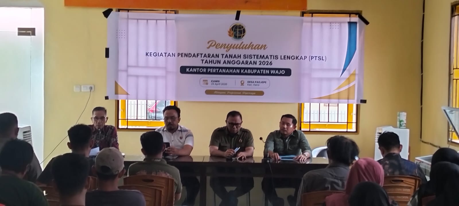 PENYULUHAN KEGIATAN PENDAFTARAN TANAH SISTEMATIS LENGKAP (PTSL) TAHUN ANGGARAN 2026